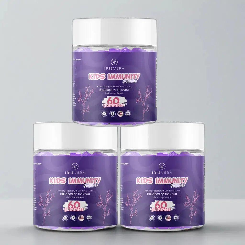 Kids Immunity Gummy Vitamins - 90 Days Pack - IRISVERA